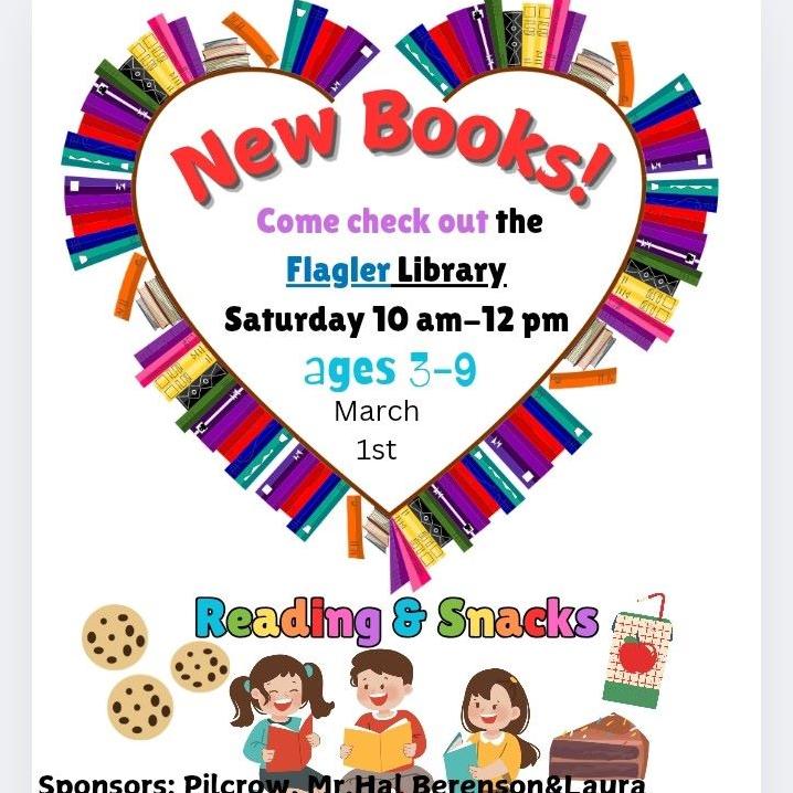 Flyer of New Books Event