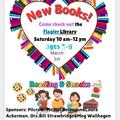 Flyer of New Books Event